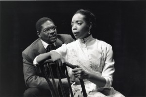 As Dr. Jefferson Campbell, trying to explain his feelings to Jacqueline Williams as Melanctha (PHOTO: Lia Lauren)