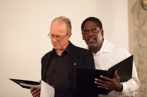 As Ulysses, with Seinfeld (Will Lyman) of the Defense Ministry (PHOTO: Q Fotos)